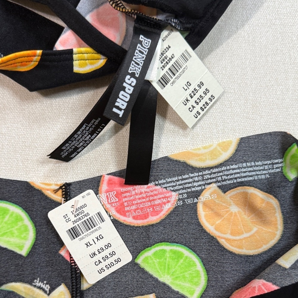 PINK Victoria's Secret Citrus Slice Bra - Picture 3 of 5